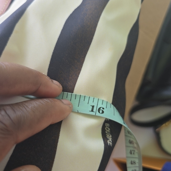 Vintage Dooney & Bourke Nylon Leather Trim Tote Bag Zebra Print Women - Picture 10 of 16